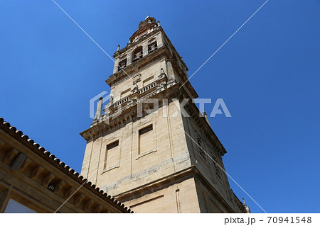 世界遺産メスキータの尖塔「ミナレット」、コルドバ 世界遺産メスキータの尖塔「ミナレット」、コルドバ 70941548