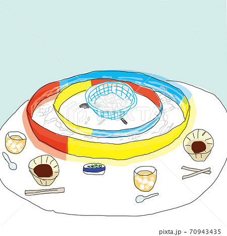 そうめん流し 70943435