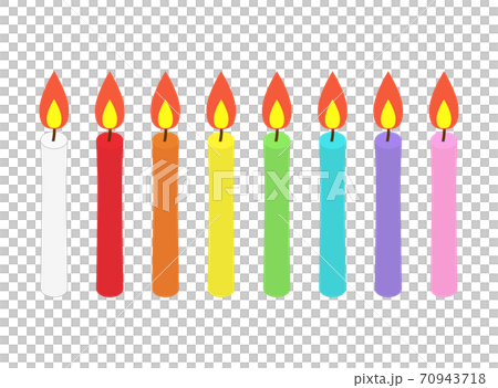 Colorful candle set Colorful candle set 70943718