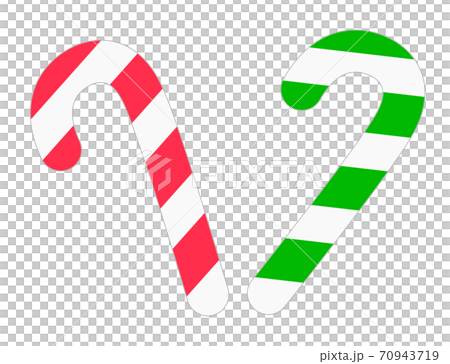 Christmas colored candy cane Christmas colored candy cane 70943719