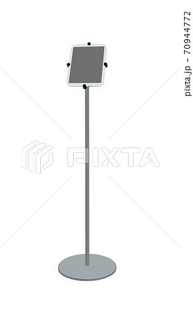 タブレットスタンドの3dレンダリングのイラスト素材