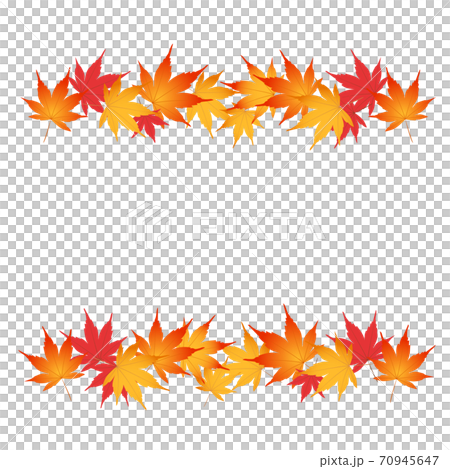 Autumn leaves maple frame illustration autumn - Stock Illustration ...