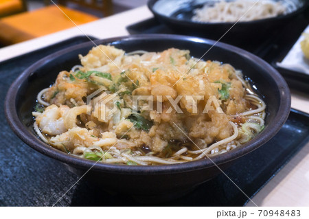 天然エビのかき揚げ蕎麦 天然エビのかき揚げ蕎麦 70948483
