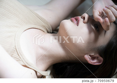 女性のビューティーポートレート 70950679