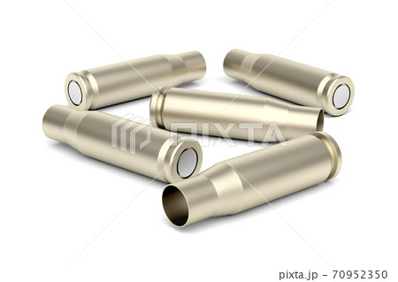 A few empty bullet cartridges A few empty bullet cartridges 70952350