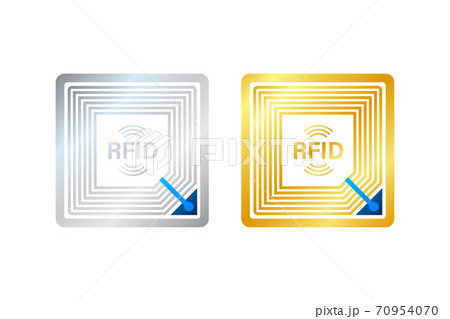RFID Radio Frequency IDentification. Technology concept. Digital technology. Vector stock illustration. 70954070