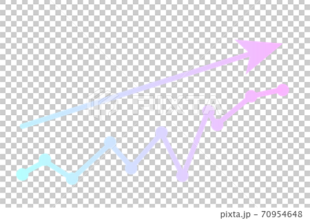 Graph rising image - Stock Illustration [70954648] - PIXTA