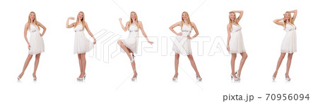 Young woman in fashion concept 70956094