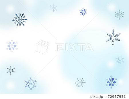 背景イラスト 雪の結晶 冬の背景 イラストのイラスト素材