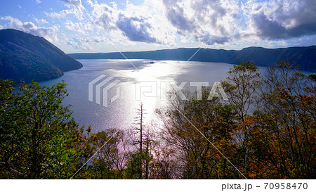 北海道摩周湖第3展望台からの景色 北海道摩周湖第3展望台からの景色 70958470