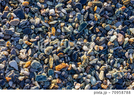 Abstract nature pebbles background. 70958788