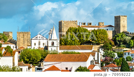 Skyline of Obidos in Portugal 70959222