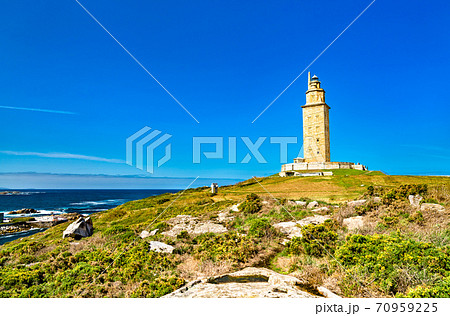 The Tower of Hercules in A Coruna, Spain 70959225