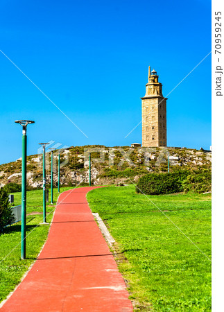 The Tower of Hercules in A Coruna, Spain 70959245