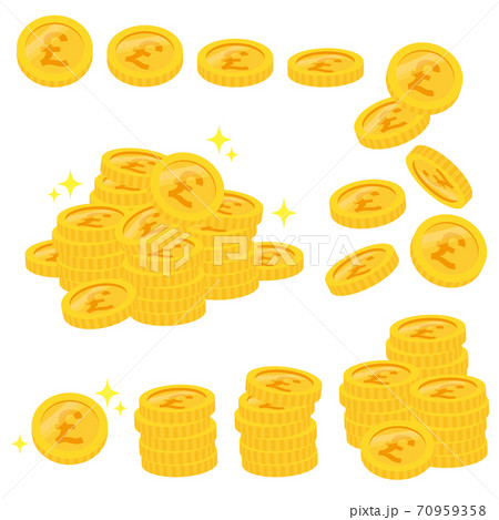 ポンドのコインセット 70959358