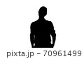 Silhouette Looking great. Marvelous optimistic business woman sm 70961499