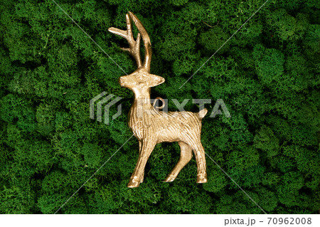 Dark green moss background 70962008