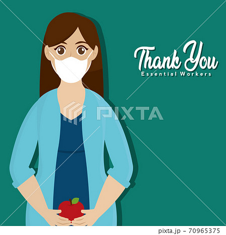 Teacher picture thank you essential workers Teacher picture thank you essential workers 70965375