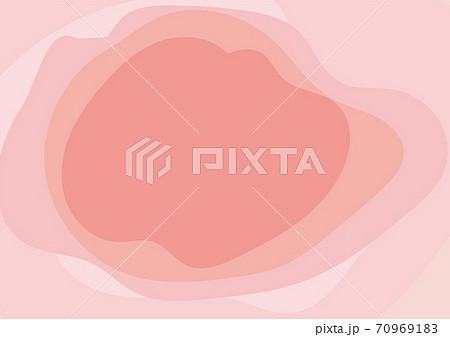 ピンク色のグラデーション背景素材 フレームのイラスト素材