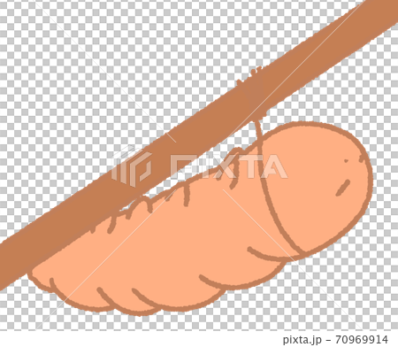 卡特彼勒(橙色)決心成為木 卡特彼勒(橙色)決心成為木 70969914