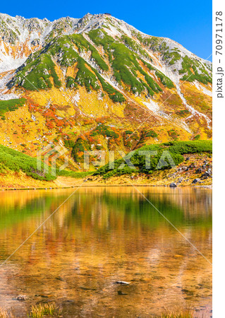 《富山県》紅葉最盛期の室堂・立山黒部アルペンルート 70971178