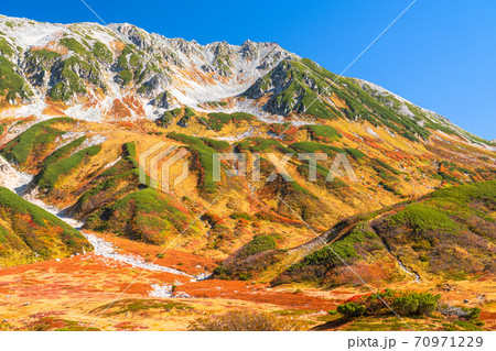 《富山県》紅葉最盛期の室堂・立山黒部アルペンルート 70971229