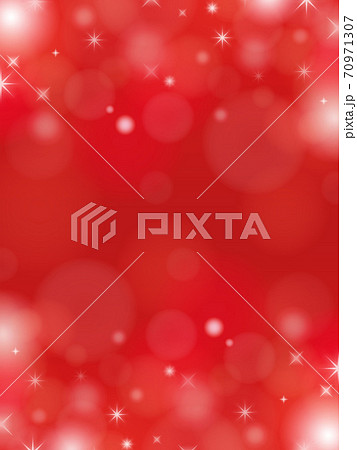 キラキラ 光ボケの背景素材 赤 縦向きのイラスト素材