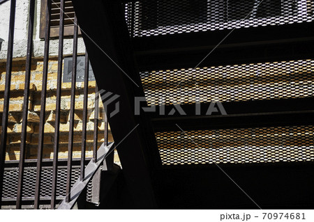 Stairwell in a modern building Stairwell in a modern building 70974681