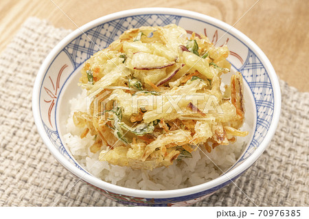 かき揚げ丼、かき揚げ天丼 かき揚げ丼、かき揚げ天丼 70976385