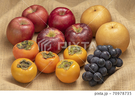 秋の果物【秋の味覚】 70978735