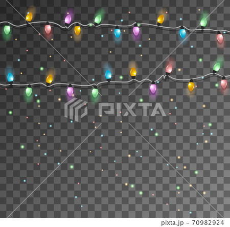 Colorful Xmas garland. 70982924