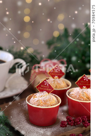 プレーンマフィン クリスマス プレーンマフィン クリスマス 70984575