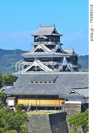 熊本市　復旧進む熊本城 70986418