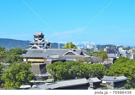 熊本市　復旧進む熊本城 70986436