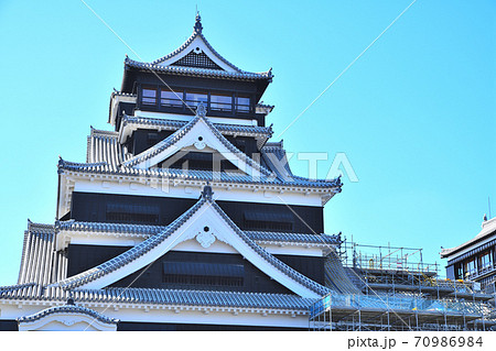 熊本市 復旧進む熊本城 熊本市 復旧進む熊本城 70986984