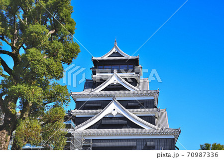 熊本市　復旧進む熊本城 70987336