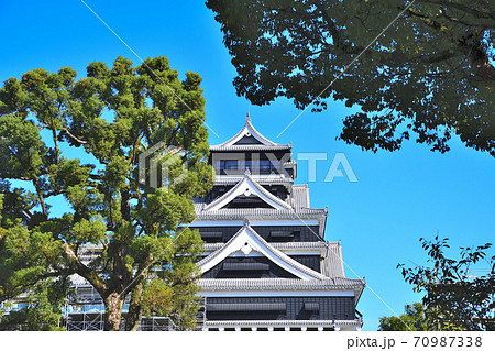 熊本市　復旧進む熊本城 70987338