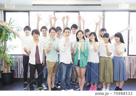 集合写真  大学生 
