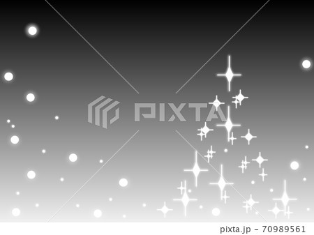 クリスマスのイルミネーションのイラスト素材