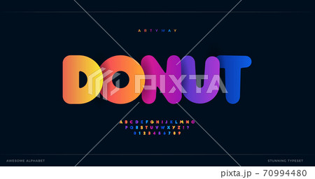 Colorful kids alphabet. Bold funny font, round type for children school, art logo, bright headline, creative lettering and maxi typography. Cartoon style letters, vector typographic design Colorful kids alphabet. Bold funny font, round type for children school, art logo, bright headline, creative lettering and maxi typography. Cartoon style letters, vector typographic design 70994480