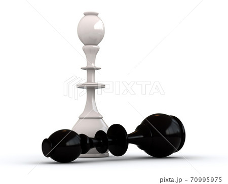 Black chess king down 70995975