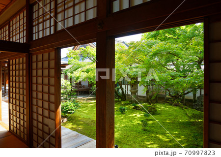 仁和寺　黒書院と庭園 70997823