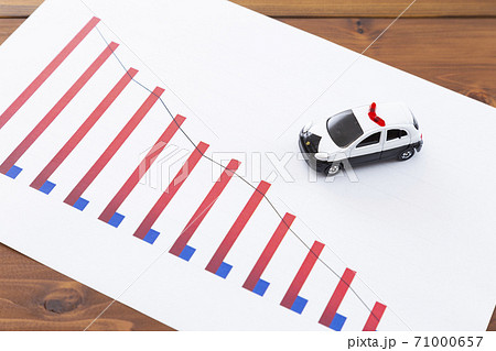 パトカーとグラフ 71000657