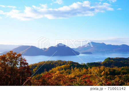 洞爺湖　洞爺湖南展望台からの眺望 71001142