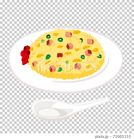 チャーハン/焼きめしのイラスト チャーハン/焼きめしのイラスト 71005133