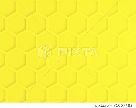 背景素材---ペーパークラフト　メタリック　ハニカム構造　アブストラクト　 71007482