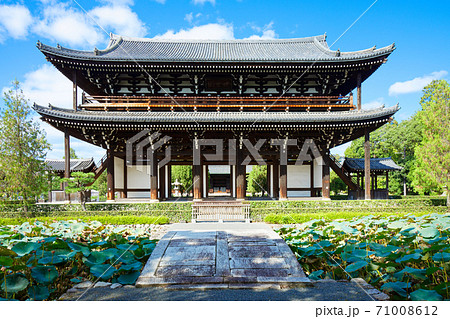 東福寺　三門　思遠池 71008612
