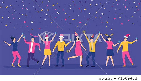 Group of happy business people 71009433