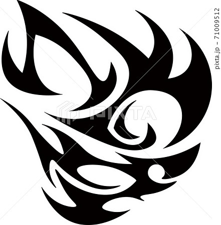 Flame Tattoo Stock Vector Illustration and Royalty Free Flame Tattoo Clipart