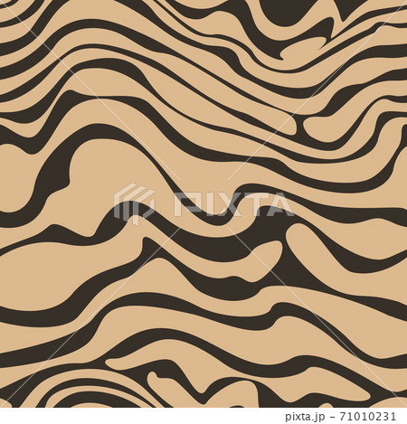 brown flowing lines seamless pattern for fashion design. Pattern, texture for wrappers or curtains. 71010231